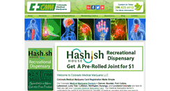 Desktop Screenshot of coloradomedicalmarijuana.com